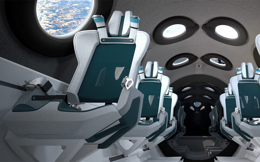 Virgin Galactic Reveals SpaceShipTwo’s Sleek Cabin