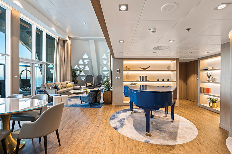 A Peek Inside Three of the Coolest Cruise-Ship Suites at Sea